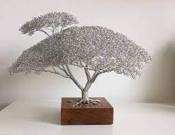 Beautiful Handmade Wire Tree Sculptures