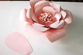 Giant Paper Flowers Wall Decor Spring Party Decor