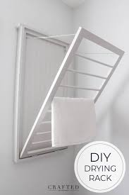 Diy Fold Down Drying Rack Crafted By