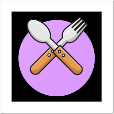 Spoon Cartoon Vector Icon Ilration