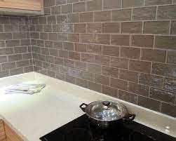 Kitchen Wall Tile Dark Grey Florence