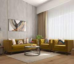 berlin fabric sofa set chestnut