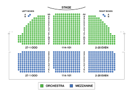box theatre seating chart