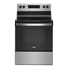 Whirlpool 5 3 Cu Ft Stainless Steel Electric Range With Keep
