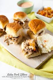 kalua pulled pork sliders from epcot