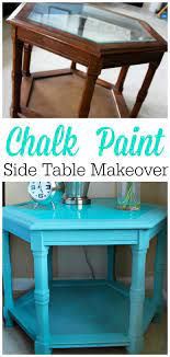 Chalk Paint Side Table Makeover