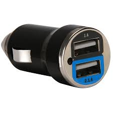 Parts Express Dual Port Usb Car Charger Adapter For Apple Iphone Ipad Ipod Android Devices