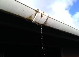 how to repair leaky gutters