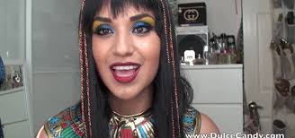 colorful queen cleopatra look