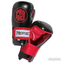Proforce Semi Contact Glove Black Red