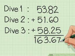 How To Calculate Diving Scores 13 Steps With Pictures
