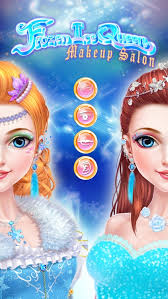 frozen ice queen makeup salon by tnn