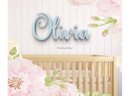 Baby Name Wall Personalised Signs