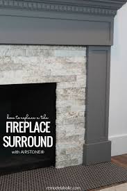 How To Remove A Tile Fireplace Surround