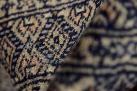 stani hand woven blue bukhara rug