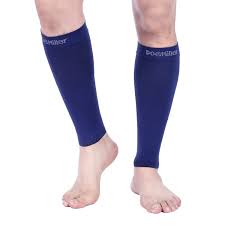 Details About Doc Miller Calf Compression Sleeve 1 Pair 20 30mmhg Varicose Recovery Dark Blue