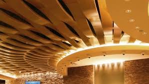 building a suspended wooden ceiling
