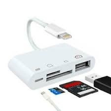4 In 1 Lightning To Tf Sd Card Reader Camera Usb Otg Adapter For Iphone Ipad Pro Ebay
