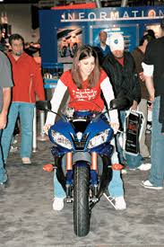 attend motorcycle trade show