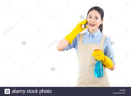 Call Now For Professional House Cleaning Service Pretty Housewife