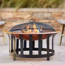 Round Steel Bowl Outdoor Fire Pit