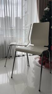 ikea gilbert dining chairs white