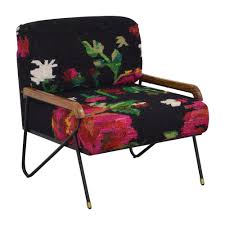 anthropologie silk rug accent chair
