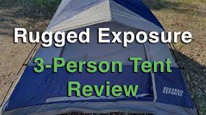 rugged exposure 3 person tent review