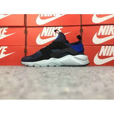 The nike air huarache goes with a familiar colorway for their latest release with another nike air huarache black version. Nike Air Huarache Real Products Men S Nike Air Huarache Ultra Run Id 787410 004 Black Blue White