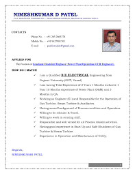 mechanical engineer resume example electrical professional    