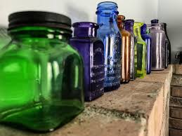 determining the of old glass bottles