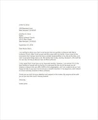 15 church resignation letter template