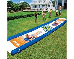 Inflatable water slides for pontoon boats. Amazon Com Rave Sports Pontoon Slide 10 Ft Toys Games