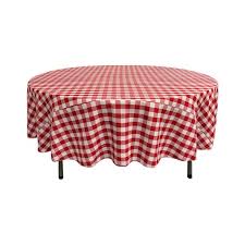 Gingham Checd Round Tablecloth