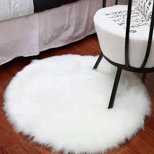 artificial sheepskin rug chair cover