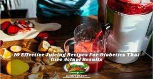 effective juicing recipes for diabetics