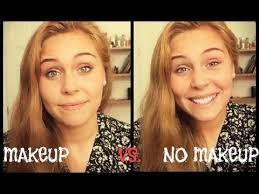 makeup vs no makeup you