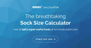 sock size calculator sock sizes charts