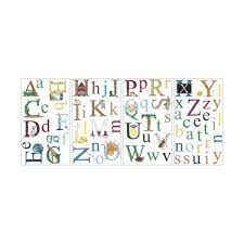 Alphabet Letters Wall Stick From First