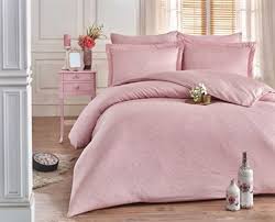 Pink Double Bedding Set With A Modern
