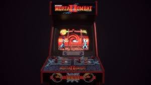 3d model mortal kombat 2 arcade machine