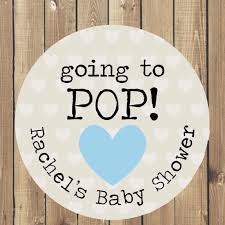Just showing how i made the baby shower labels for the candy bags.blog. 100 Pieces Custom Personalized Ready To Pop Stickers Baby Shower Sticker Ready To Pop Label Baby Shower Favors Boy Party Diy Decorations Aliexpress