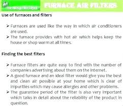 Furnace Filter Sizes Chart Gitary Online