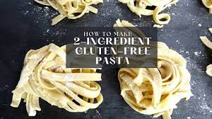 how to make gluten free pasta with only