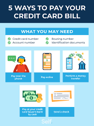 how to pay your credit card bill self