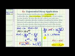 Exponential Decay Function App With