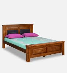 dexter queen size upholstered bed