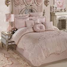 princess scrollwork blush comforter set