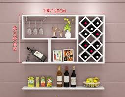 Modern Wine Bottle Shelf With Dividers
