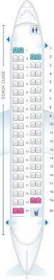 Seat Map Alaska Airlines Horizon Air Bombardier Q400